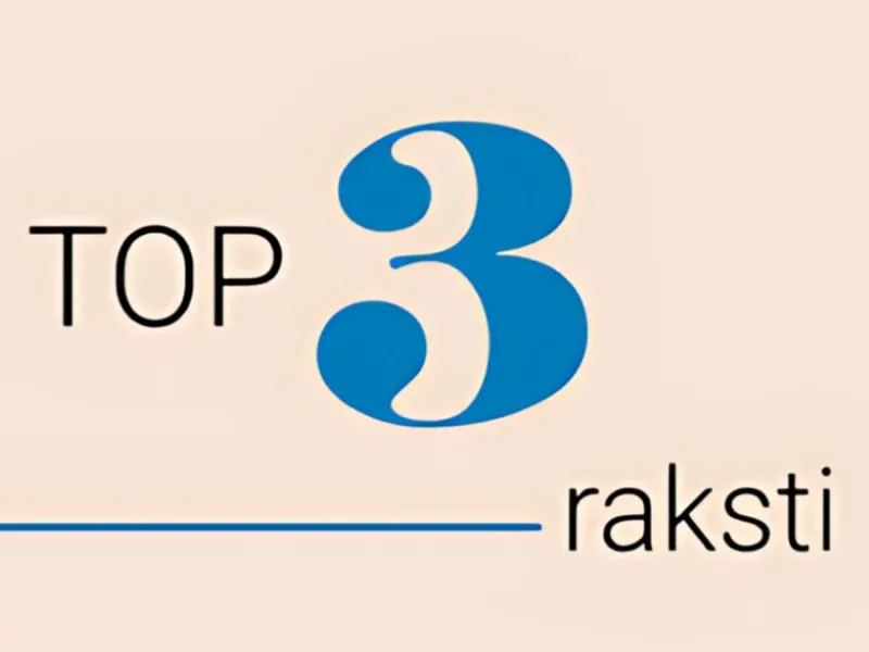 TOP3: Visgrūtākais ir sākt, birojs dzīvoklī un aizliegtās MI sistēmas