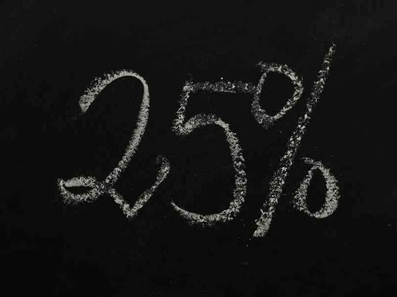 Одна ставка НМП – 25%
